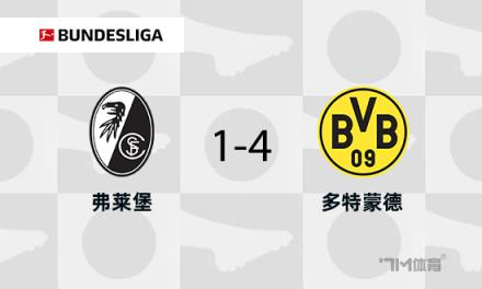 多特蒙德4-1雙殺弗萊堡，阿德耶米建功吉拉西破門