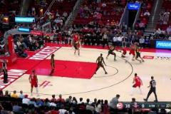 火箭板凳席全都起立了！杰倫-格林這個(gè)扣籃實(shí)在太炸裂了！