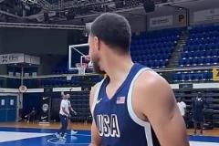 他是外星人吧！庫里那些熱身時的神仙球！KD的表情太搞笑了！