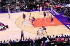 太陽(yáng)這防守跟不存在一樣！杰倫-格林輕松往籃下一鉆，輕松暴扣！