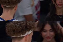 湖勇大戰(zhàn)，場邊的嬌羞美女搶鏡了，雀食好看嗷