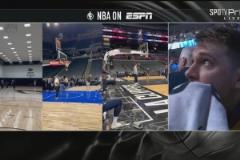 只有愛獨(dú)行俠播放致敬視頻，東契奇情緒失控直接掩面哭泣