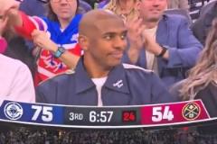 心系老東家&老隊友！保羅現(xiàn)場觀戰(zhàn)，快船主場球迷熱烈歡迎