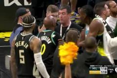 罕見！賽后擁抱致意時爭執(zhí)沖突！詹姆斯約翰遜出面拉架才和解