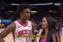 從小是勇士球迷！阿門賽后打趣：我的家人也在這里，但今天現(xiàn)場觀眾有點煩人