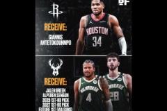 火箭絕對(duì)有籌碼換字母哥，但若送出風(fēng)雪+申京+2首輪，會(huì)虧么？