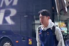 孫興慜沖擊生涯俱樂(lè)部首冠！熱刺抵達(dá)畢爾巴鄂備戰(zhàn)歐聯(lián)決賽